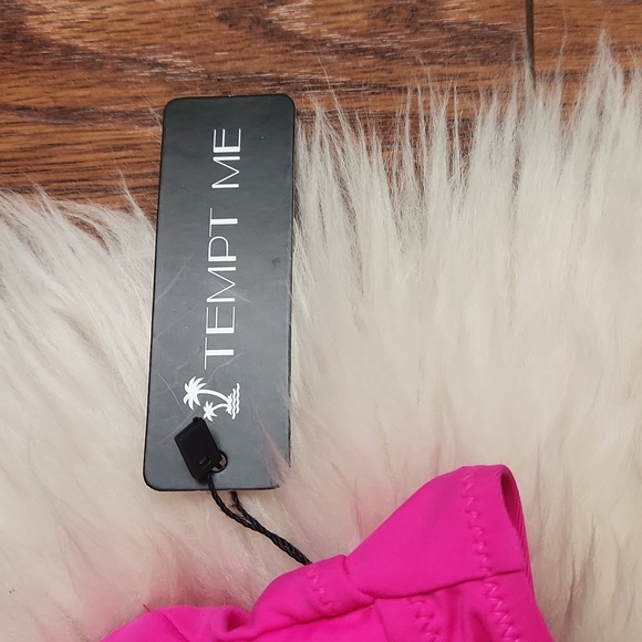 Tempt Me Pink Halter Bikini Top - Picture 4 of 5